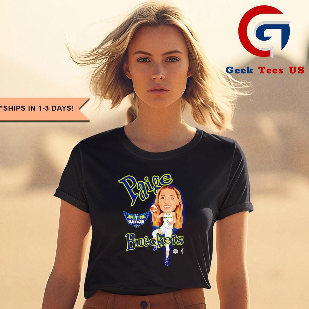 Playa Society Paige Bueckers Dallas Wings sketch shirt