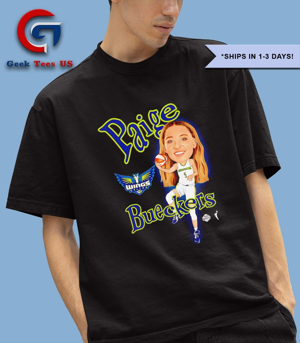 Playa Society Paige Bueckers Dallas Wings sketch shirt