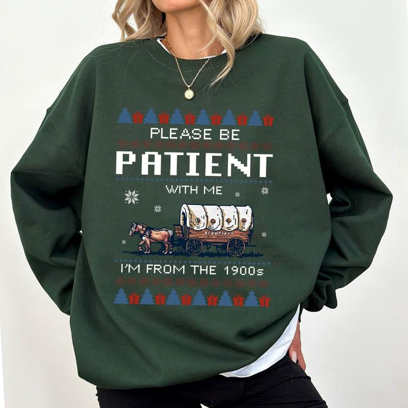 Please Be Patient With Me I'm From The 1900s Shirt, Funny Retro Shirt, 1900s Graphic Tee, Western Graphic Tee, Born In...