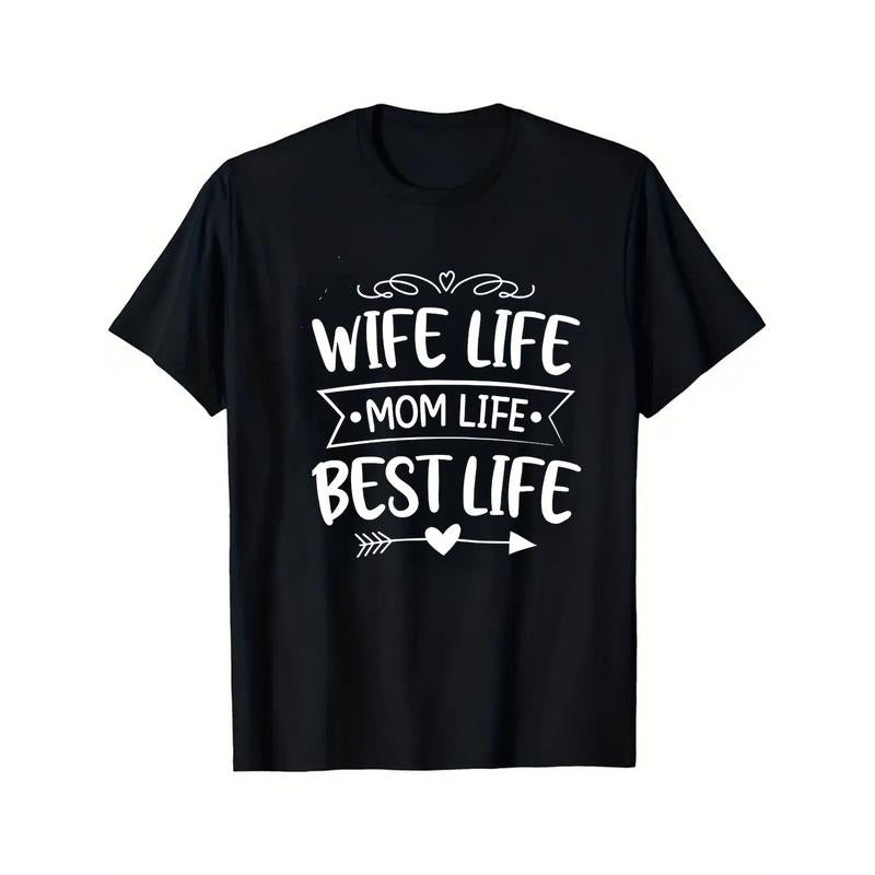 Plus Size Cotton T-shirt for Women s Wife Life Comfortable Fit Hoodie, Sweatshirt | PodTeesHub.com