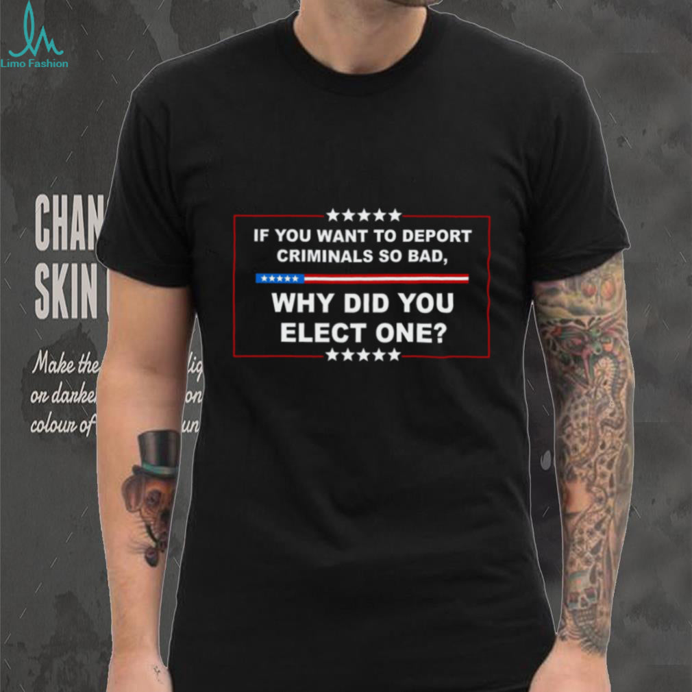 Political Sarcastic Deportation Humor Statement Graphic T Shirt