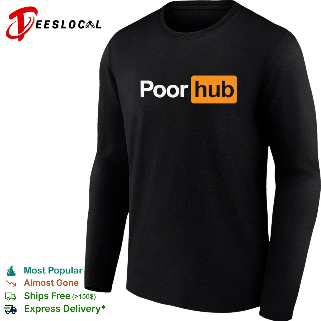 Poor hub logo shirt