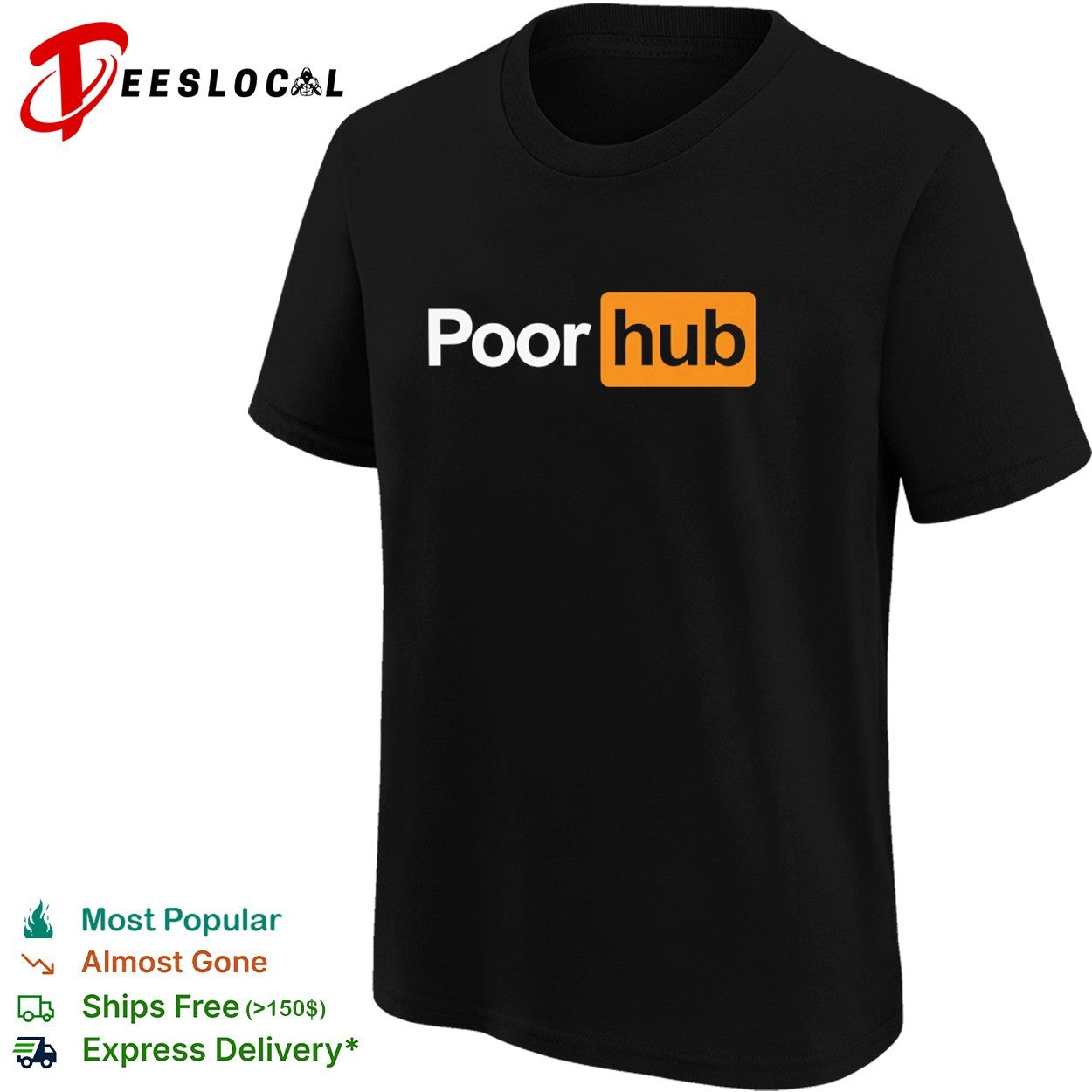 Poor hub logo shirt