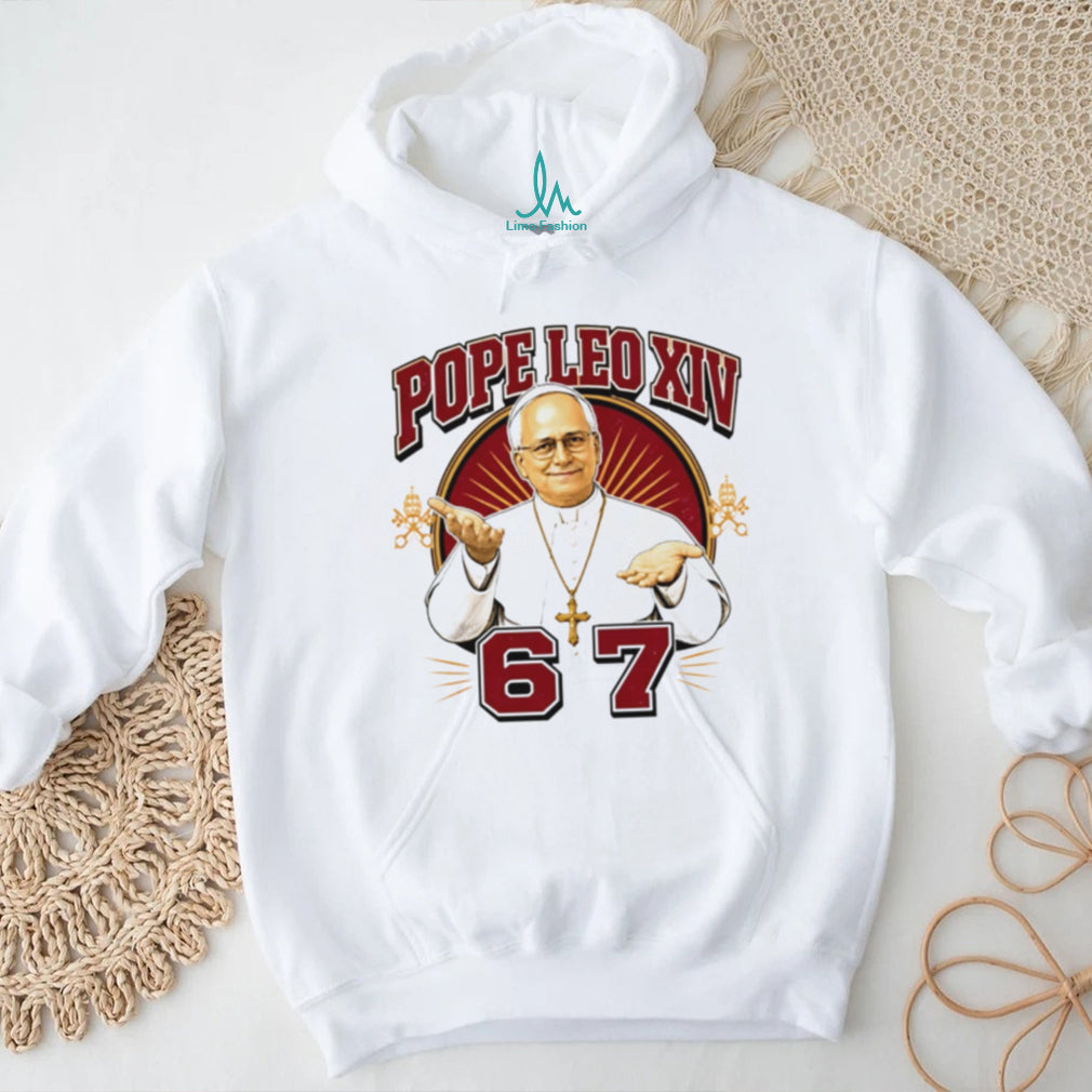 Pope Leo XIV 67 Catholic Funny Meme Parody Graphic T Shirt