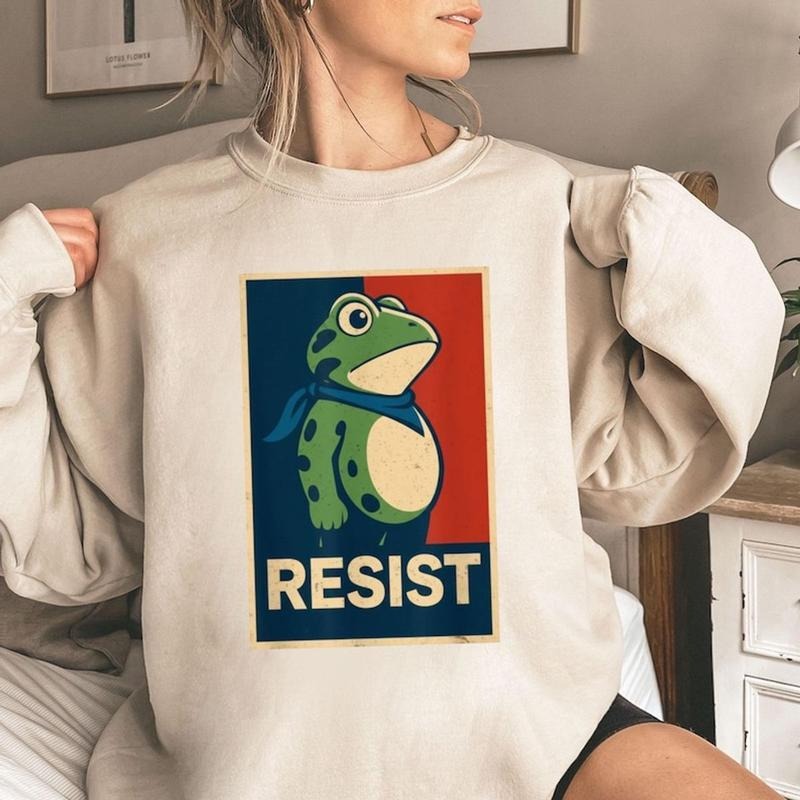 Portland Frog Equality Sweatshirt, Freedom & Justice Inspired Graphic Hoodie, Social Awareness Statement Apparel, Unisex...