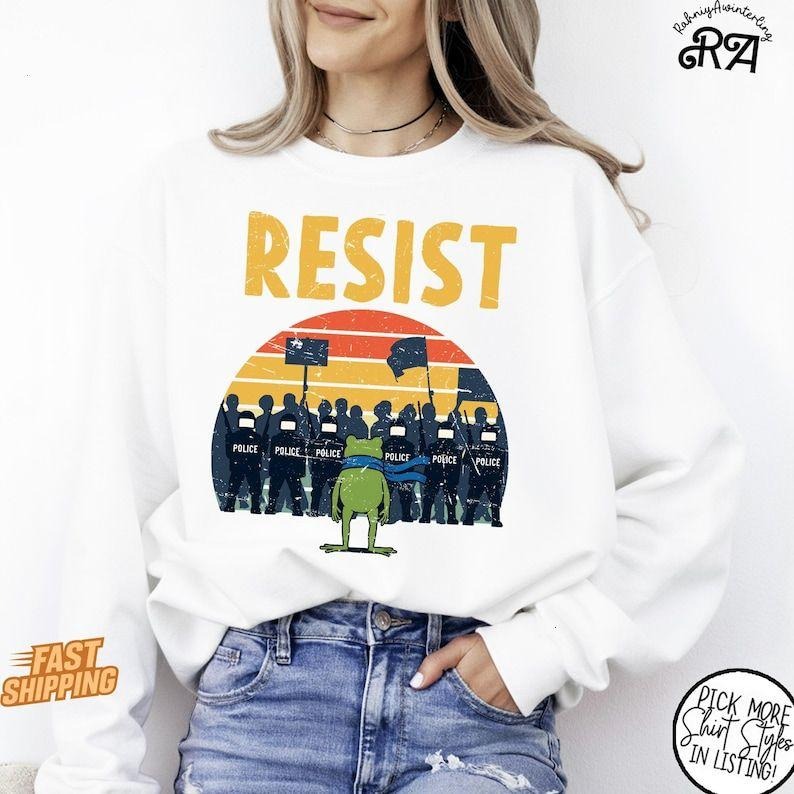 Portland Frog Protest T-Shirt, Rage Against The Machine Sweatshirt Hoodie | PodTeesHub.com