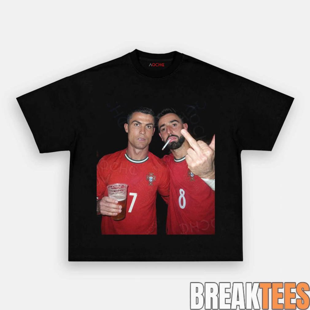 Portugal Bruno Fernandes & Ronaldo Style Shirt
