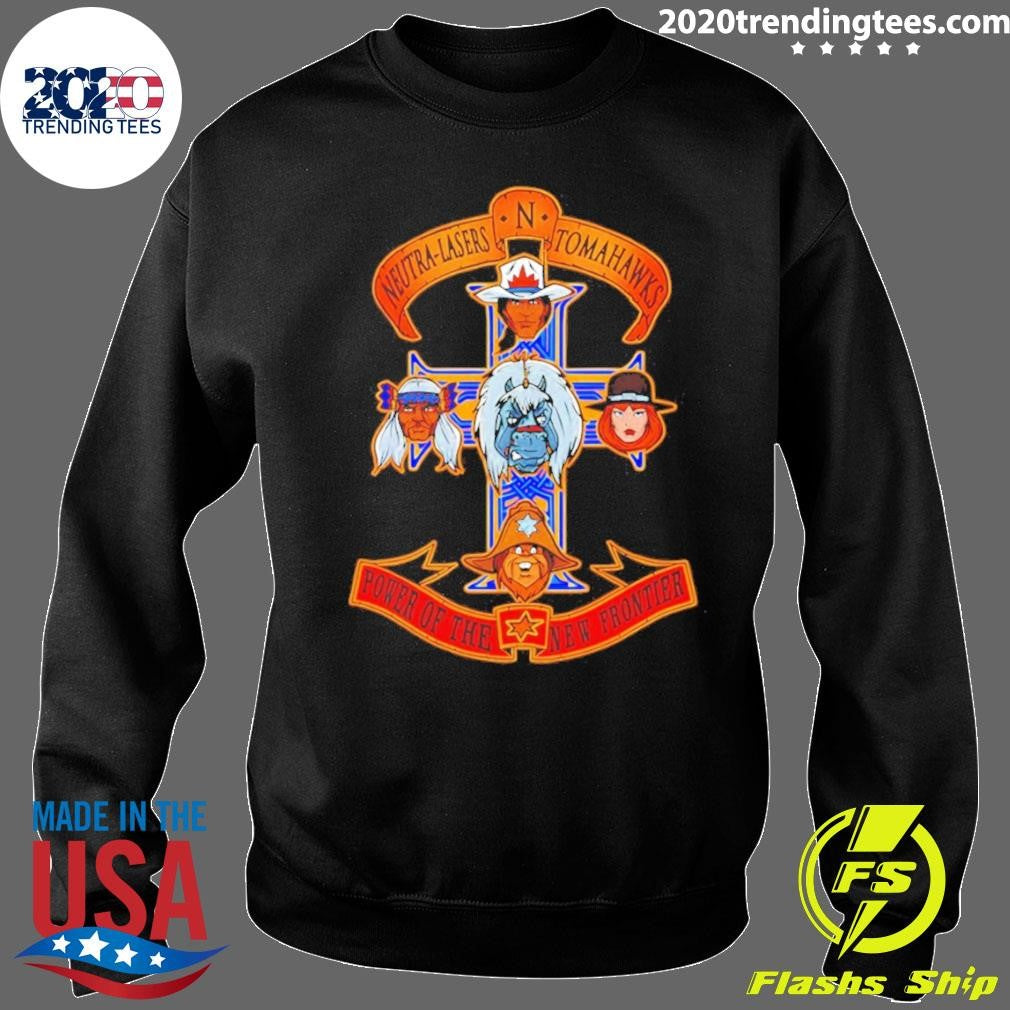 Power Of The New Frontier Heroes Of Bravestarr And Guns N Roses’ Appetite For Destruction Shirt
