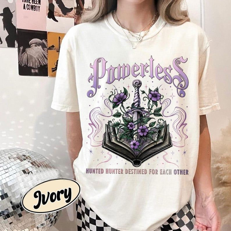 Powerless Kai Azer TShirt For Fans, Romantasy Book Lover T Shirt, Kai And Paedyn Tee, Dark Romance Gift Womenswear...
