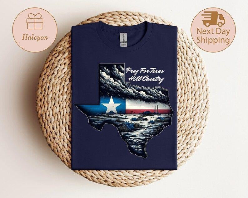 Pray for Texas T-shirt, Flood Relief Sweatshirt, Stronger than Storm Shirt, Strong Texas, Support Texas Shirt, Patriotic...