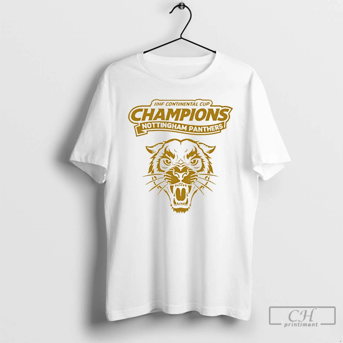 Premium 2026 Iihf Continental Cup Champions Nottingham Panthers Mascot T-Shirts, Hoodie, Sweatshirt | PodTeesHub.com
