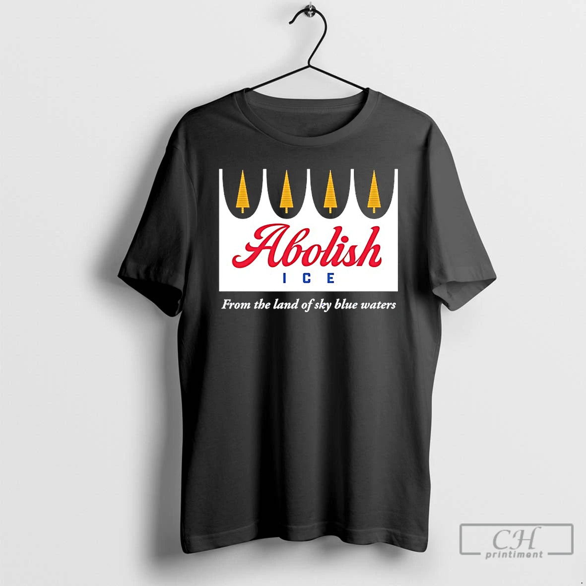 Premium Abolish Ice In Minnesota From The Land Of Sky Blue Waters T Shirts Sweater Hoodie, Sweatshirt | PodTeesHub.com