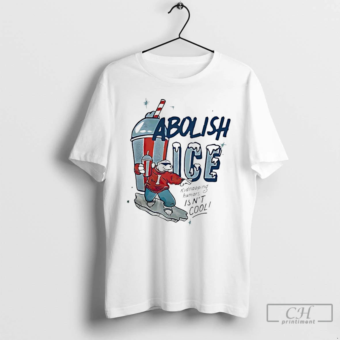 Premium Abolish Ice Kidnapping Humans Isnt Cool T-Shirts, Hoodie, Sweatshirt | PodTeesHub.com