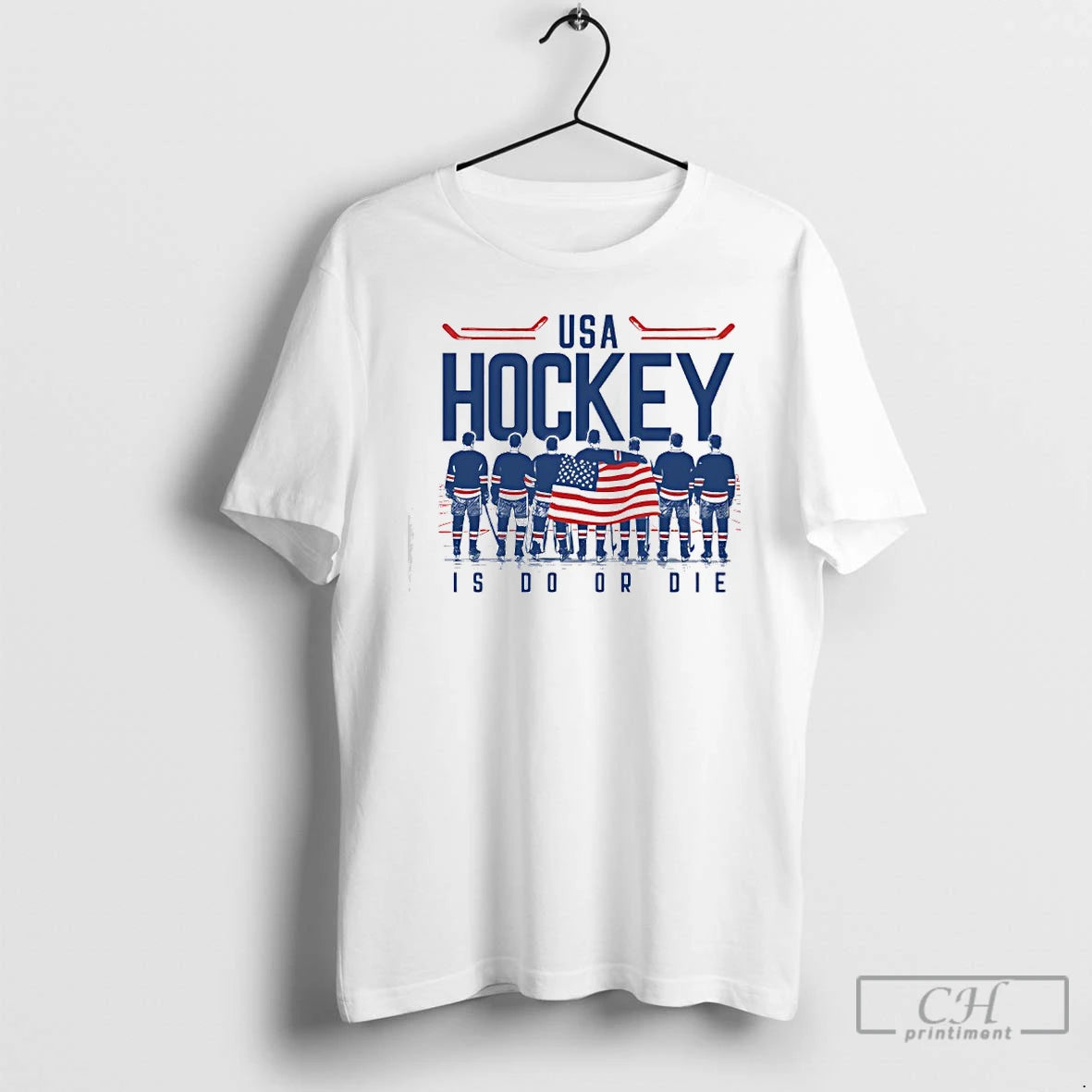 Premium America Usa Hockey Is Do Or Die Players Flag T-Shirts, Hoodie, Sweatshirt | PodTeesHub.com