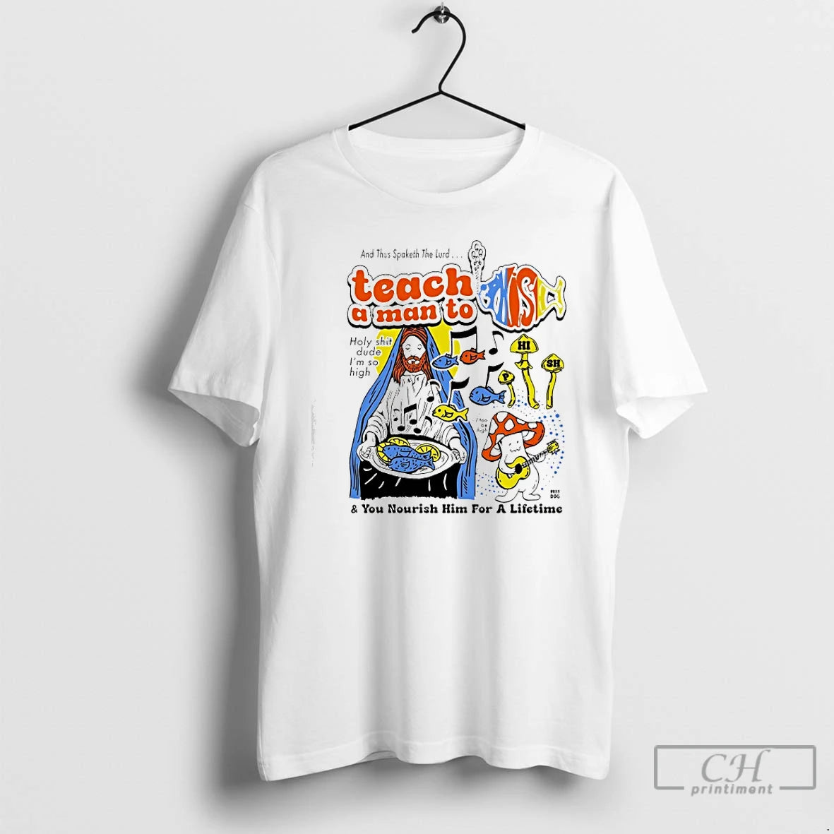 Premium And Thus Spaketh The Lurd Teach A Man To Holy Shit Dude Im So T-Shirts, Hoodie, Sweatshirt | PodTeesHub.com
