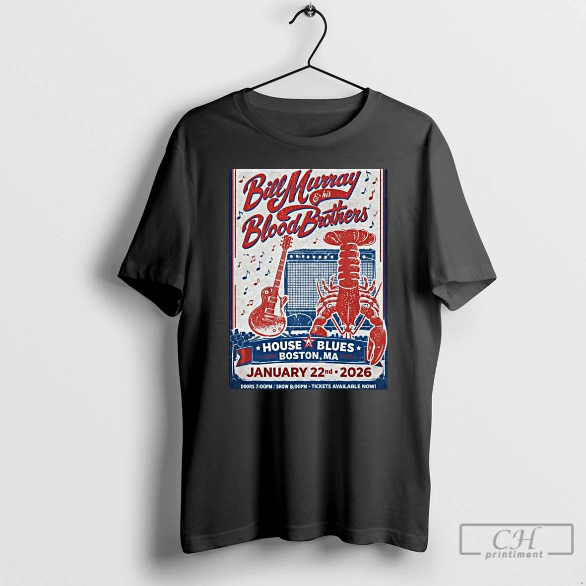 Premium Bill Murray His Blood Brothers Jan 22 2026 Boston Ma T-Shirts, Hoodie, Sweatshirt | PodTeesHub.com