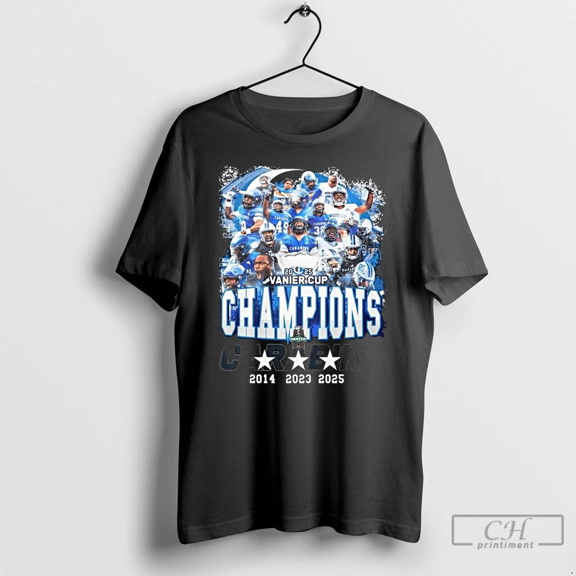 Premium Carabins Football 2025 Vanier Cup Champions 2014 2023 2025 T-Shirts, Hoodie, Sweatshirt | PodTeesHub.com