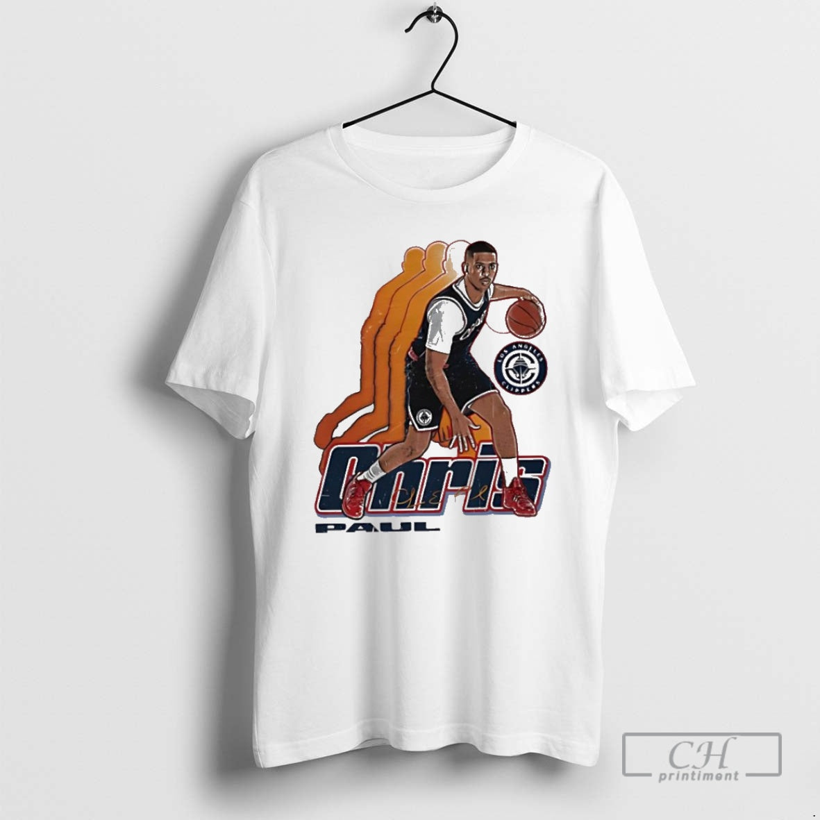 Premium Chris Paul Los Angeles Clippers Signature Retro Vibe Graphic Shirt Sweater Hoodie, Sweatshirt | PodTeesHub.com