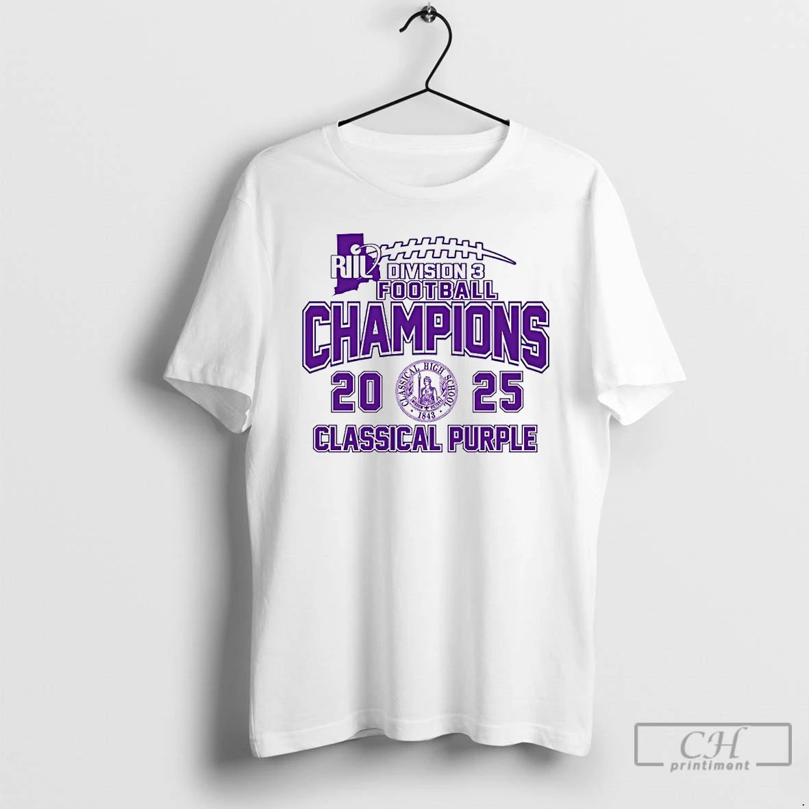 Premium Classical Purple 2025 Riil Division 3 Football Champions Ornaments T-Shirts, Hoodie, Sweatshirt | PodTeesHub.com