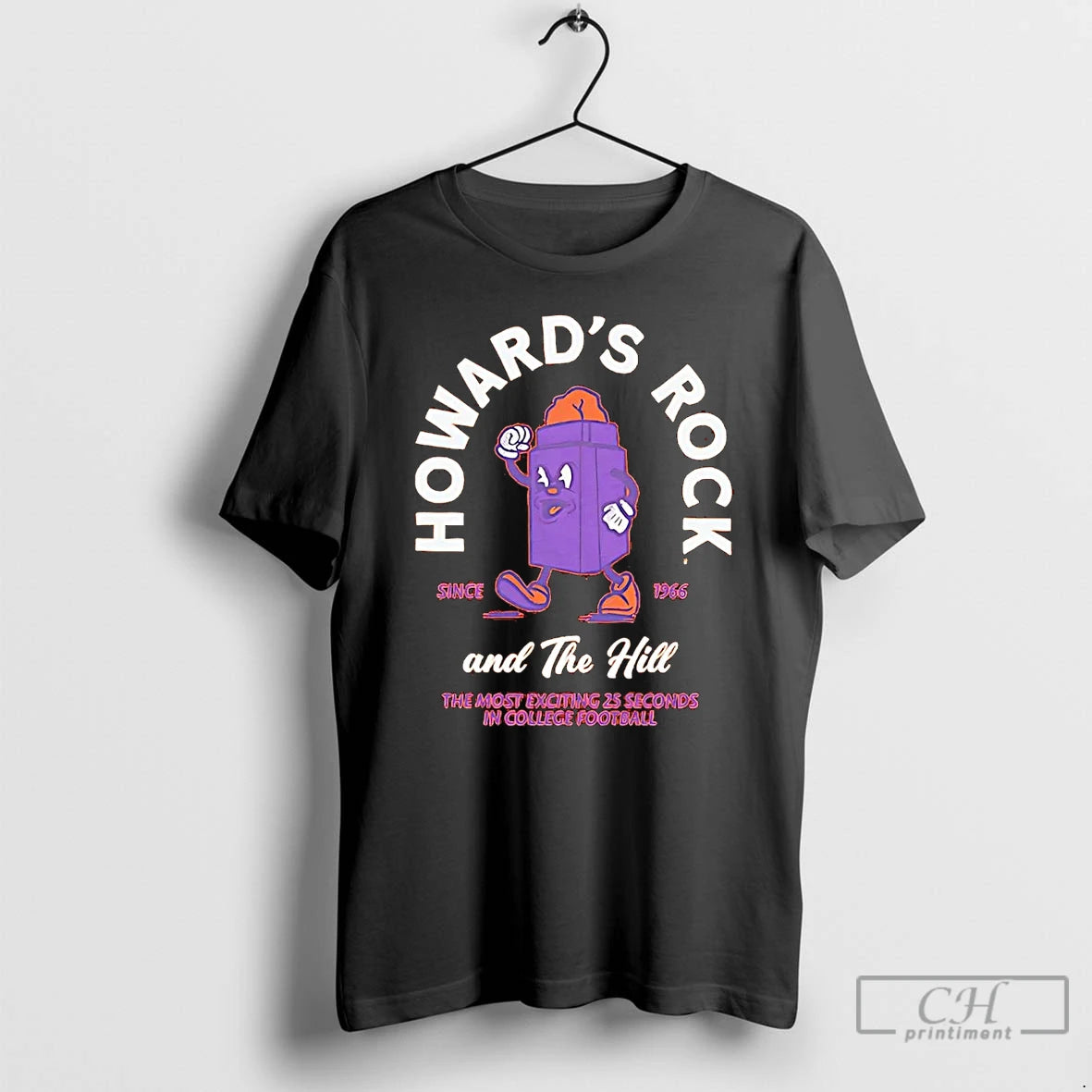 Premium Clemson Tigers Howards Rock And The Hill Since 1966 T-Shirts, Hoodie, Sweatshirt | PodTeesHub.com