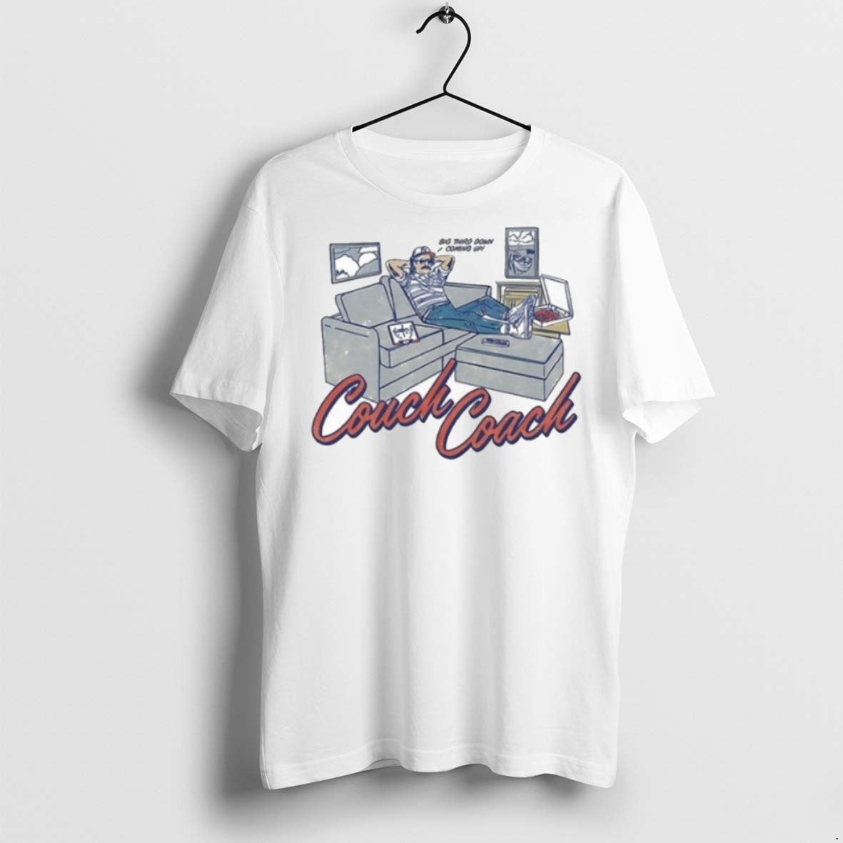Premium Couch Coach Big Third Down Coming Up Vintage T Shirts