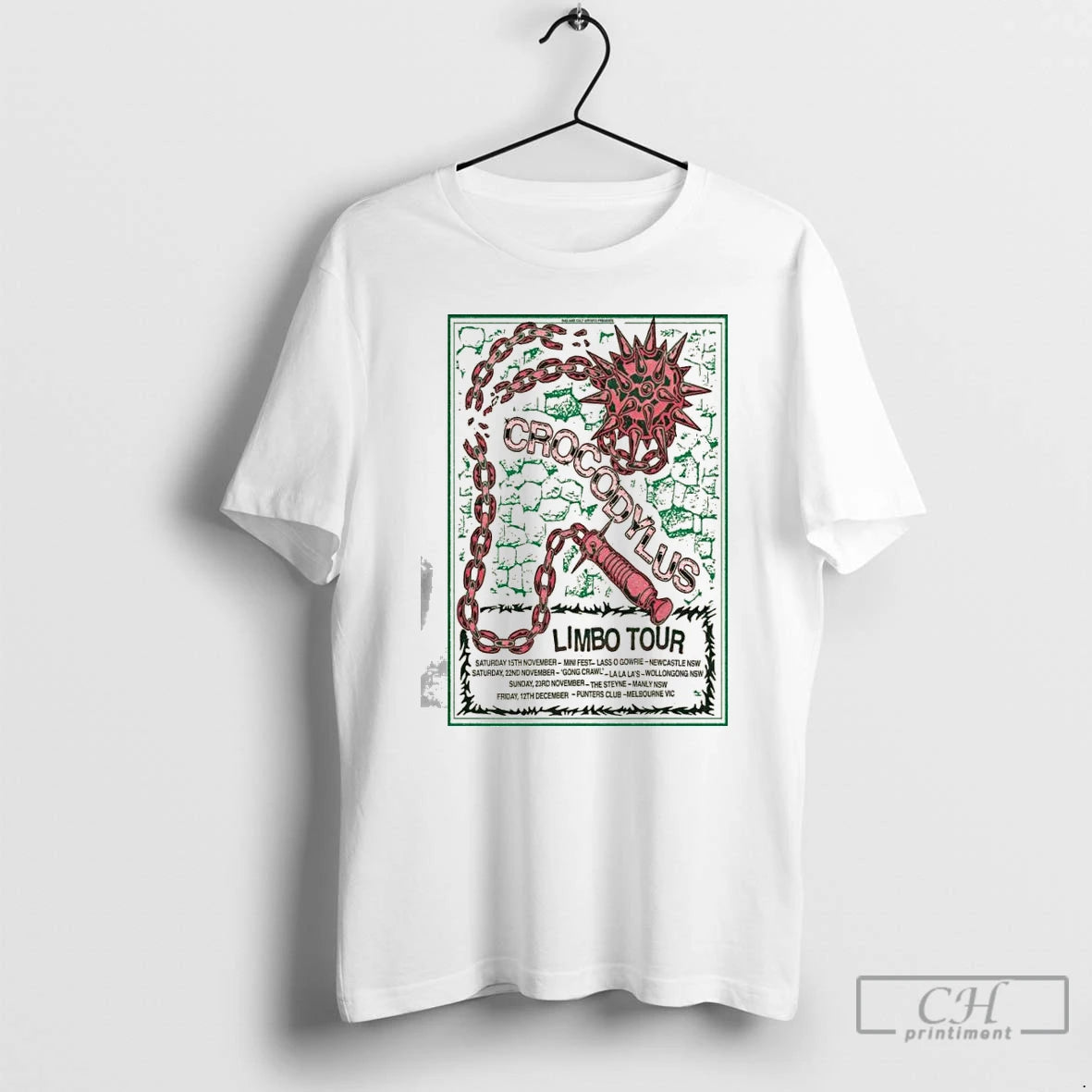 Premium Crocodylus Limbo Tour 25 T-Shirts, Hoodie, Sweatshirt | PodTeesHub.com
