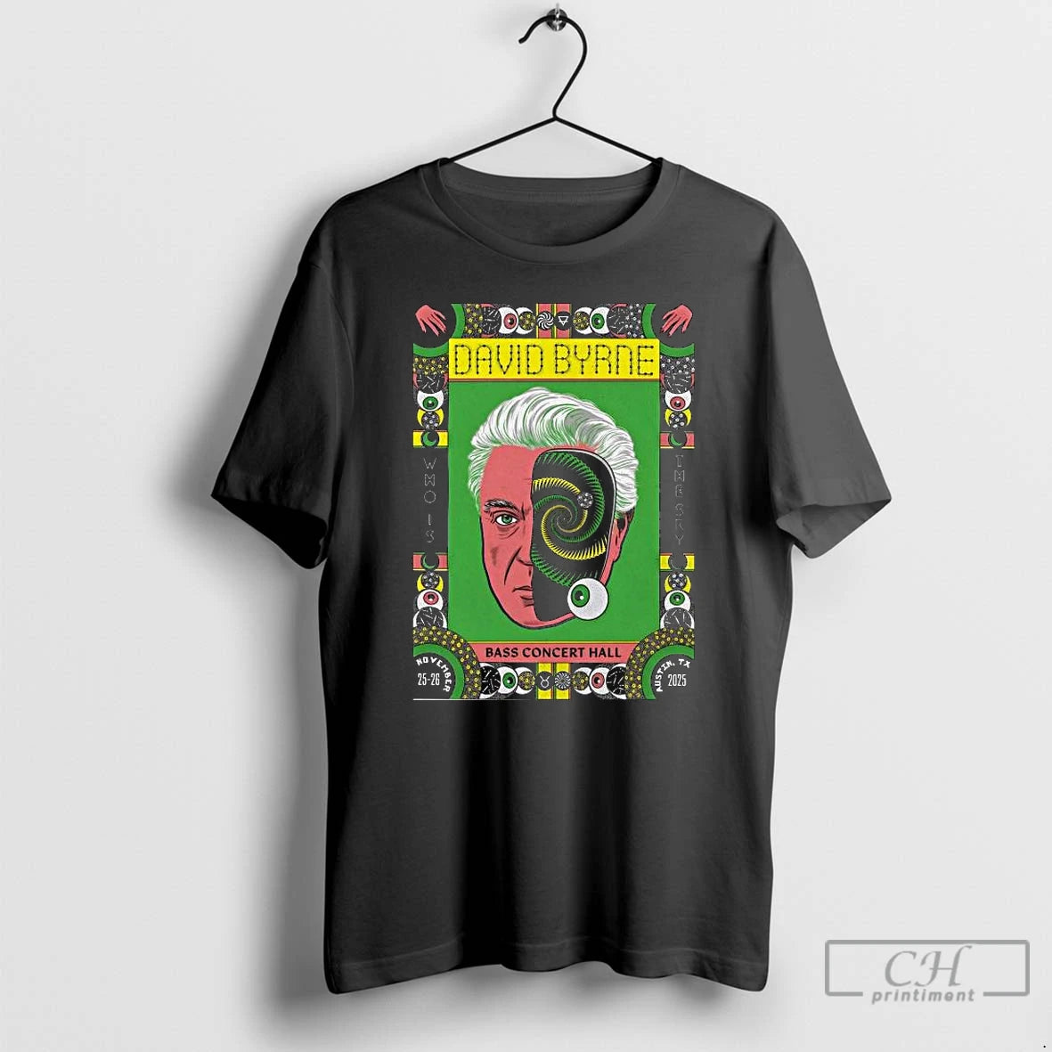 Premium David Byrne November 25 26 2025 Bass Concert Hall Austin Tx T Shirts Sweater Hoodie, Sweatshirt | PodTeesHub.com