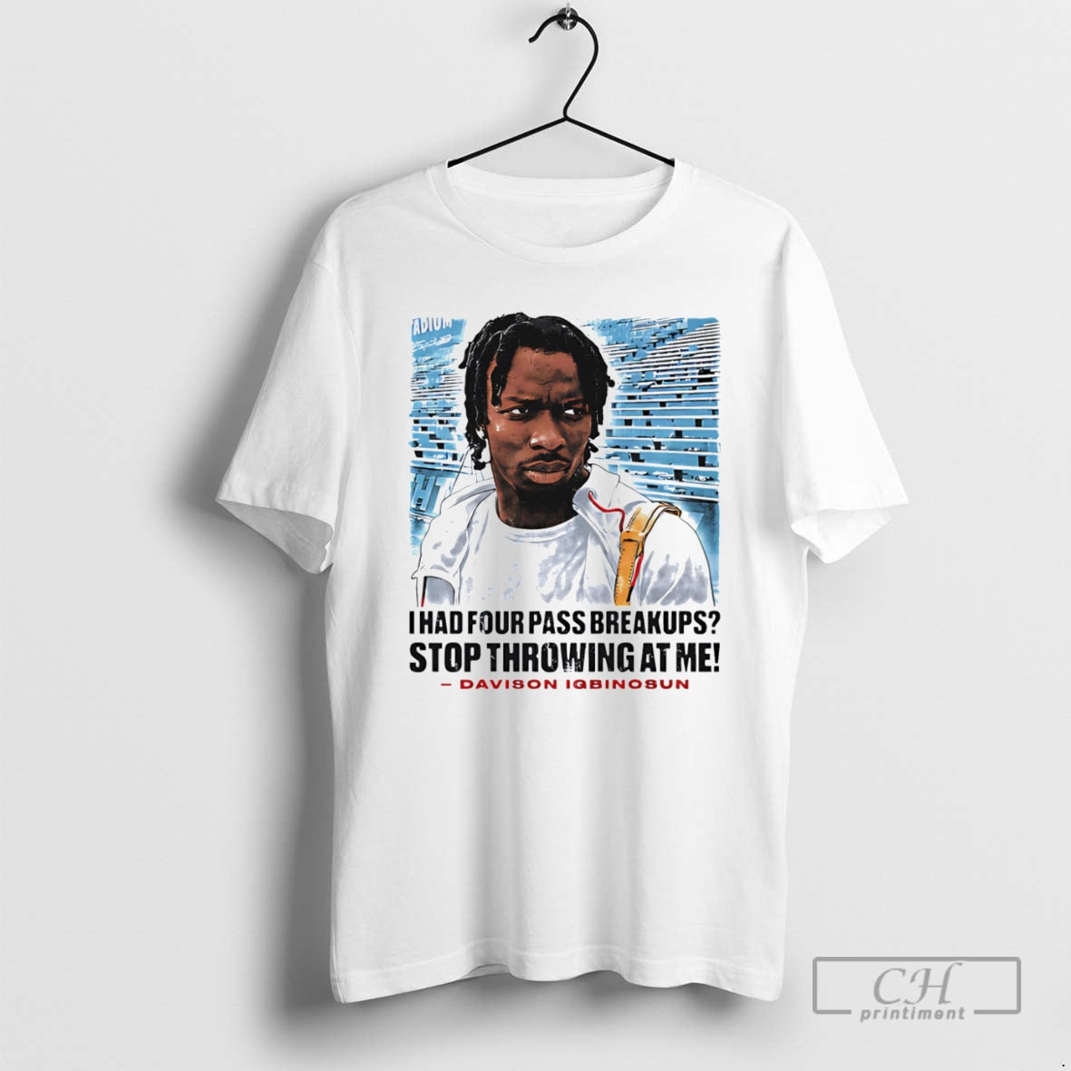 Premium Davison Igbinosun College Stop Throwing At Me Shirt Sweater Hoodie, Sweatshirt | PodTeesHub.com