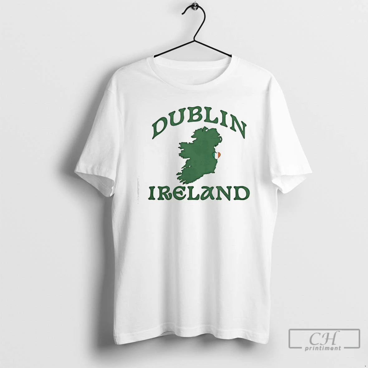 Premium Dublin Ireland Map St Patricks Day T-Shirts, Hoodie, Sweatshirt | PodTeesHub.com