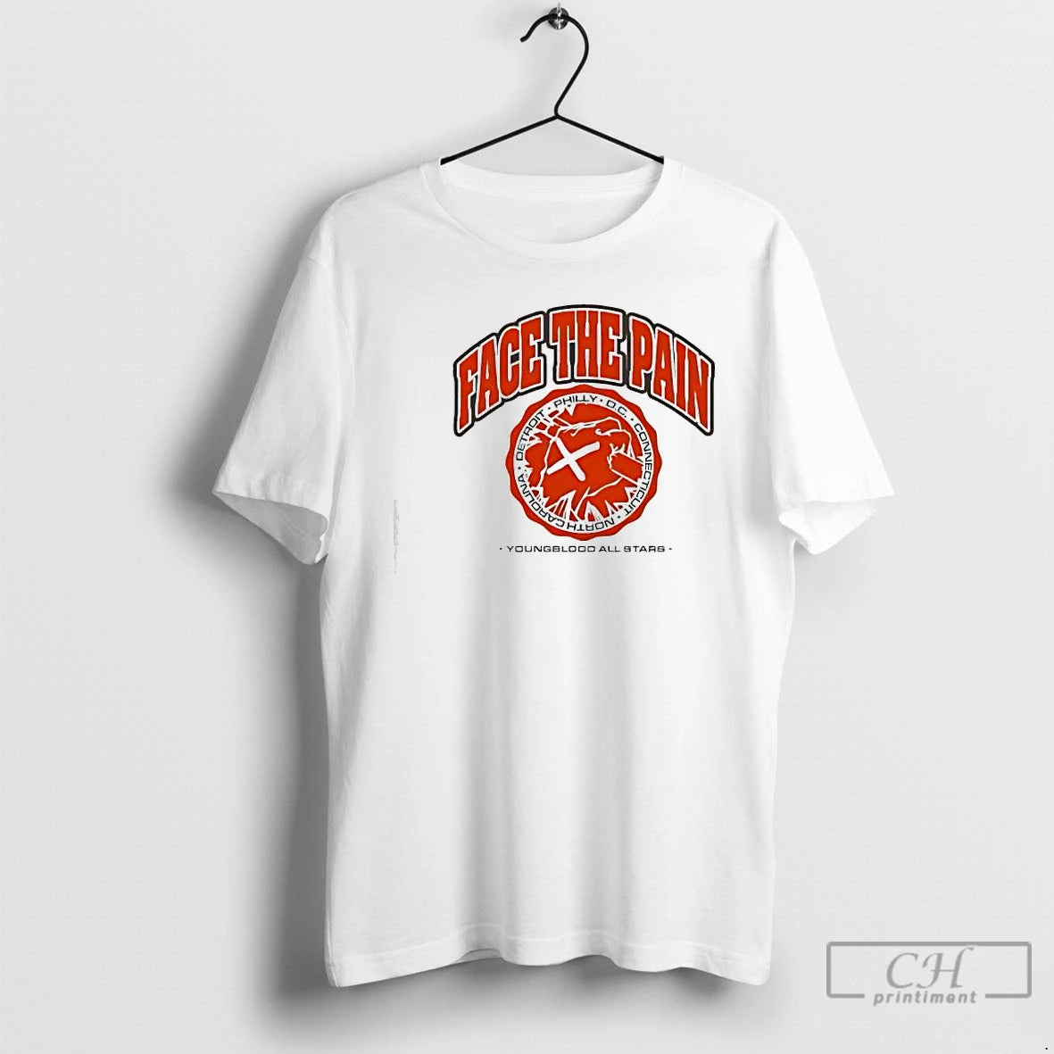 Premium Face The Pain Philly Dc Youngblood All Stars T-Shirts, Hoodie, Sweatshirt | PodTeesHub.com