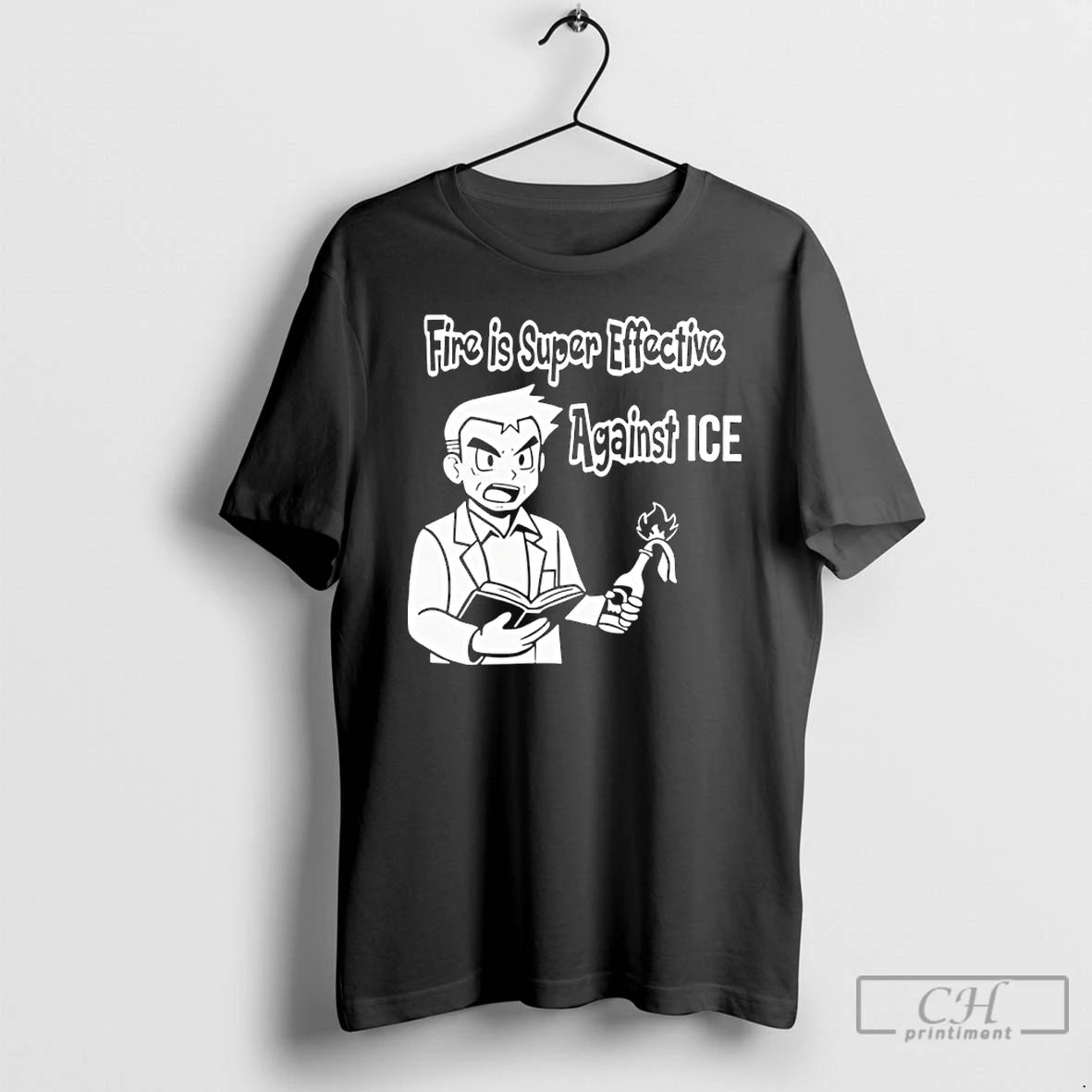 Premium Fire Is Super Effective Against Ice T-Shirts, Hoodie, Sweatshirt | PodTeesHub.com