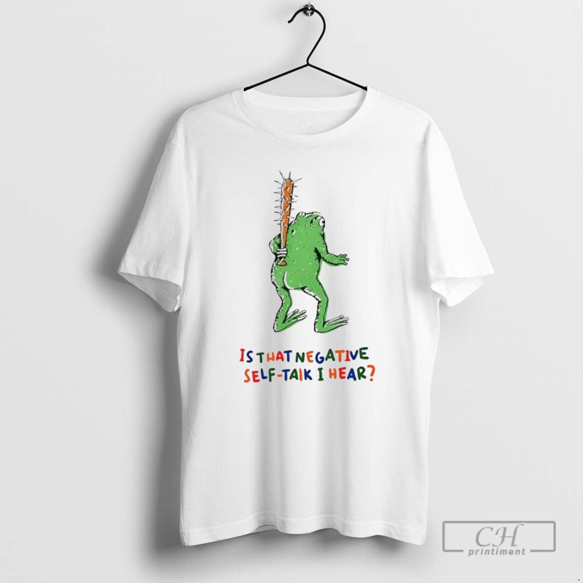 Premium Frog Is That Negative Self Talk I Hear Shirt Sweater Hoodie, Sweatshirt | PodTeesHub.com