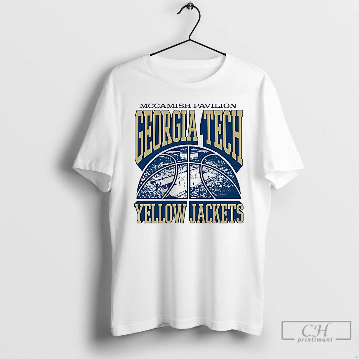 Premium Georgia Tech Yellow Jackets Basketball Mccamish Pavilion T-Shirts, Hoodie, Sweatshirt | PodTeesHub.com