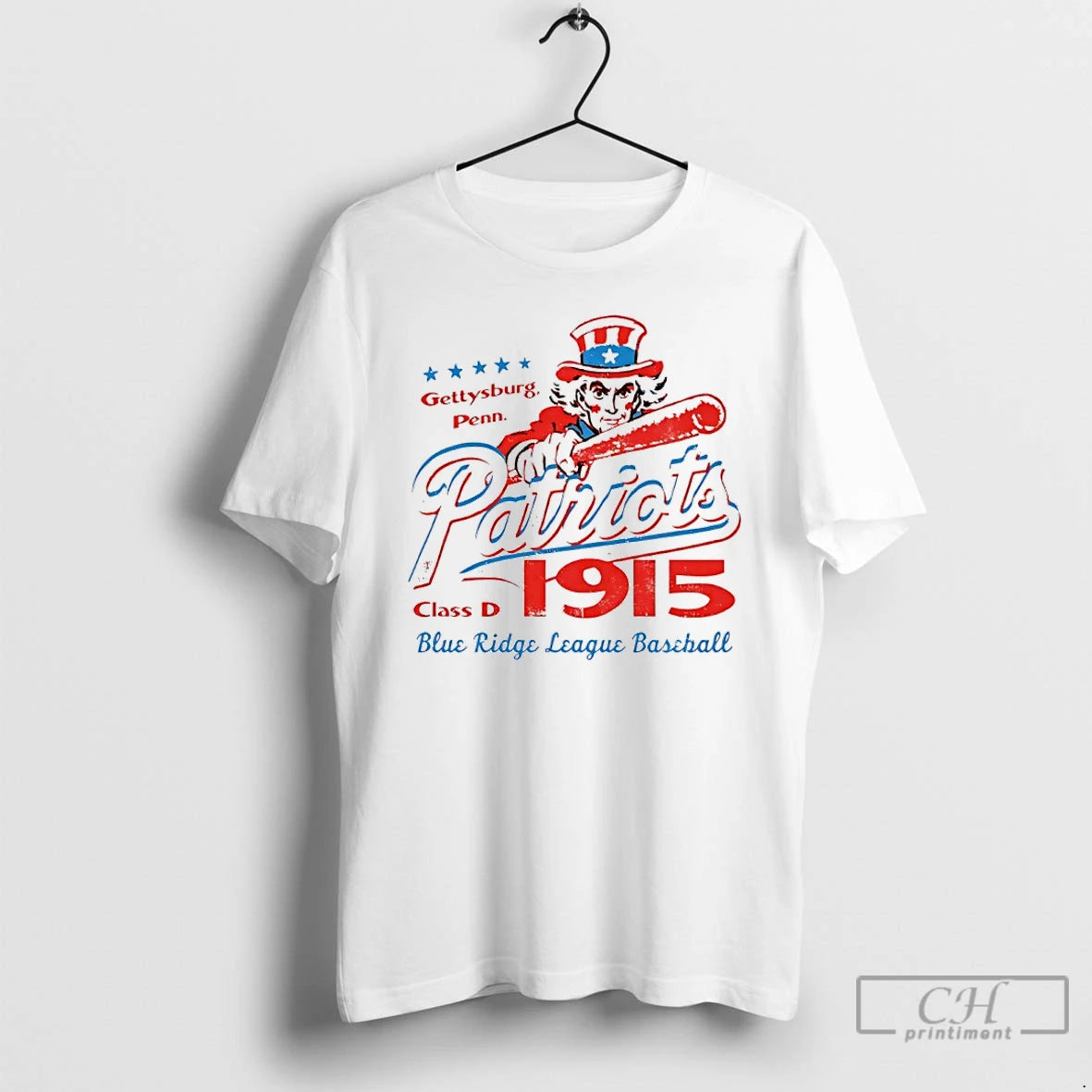 Premium Gettysburg Patriots Pennsylvania Vintage Defunct Baseball Teams T-Shirts, Hoodie, Sweatshirt | PodTeesHub.com