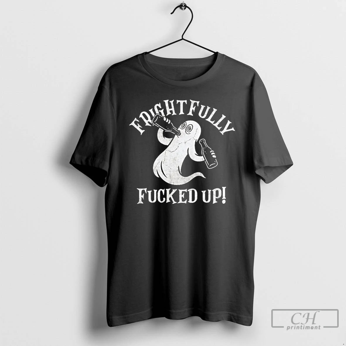 Premium Ghost Frightfully Fucked Up Halloween T Shirts