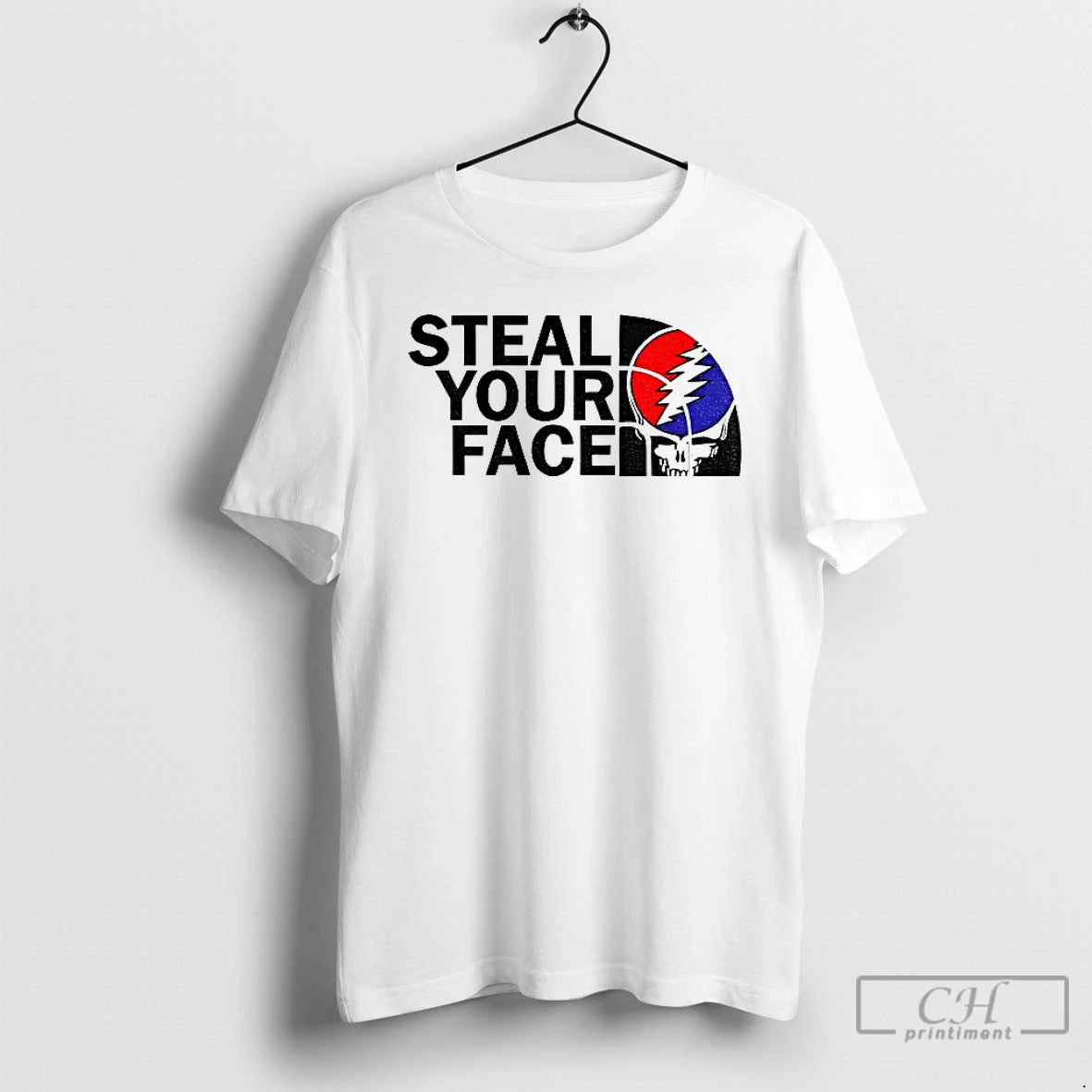 Premium Grateful Dead Inspired Steal Your Face T-Shirts, Hoodie, Sweatshirt | PodTeesHub.com