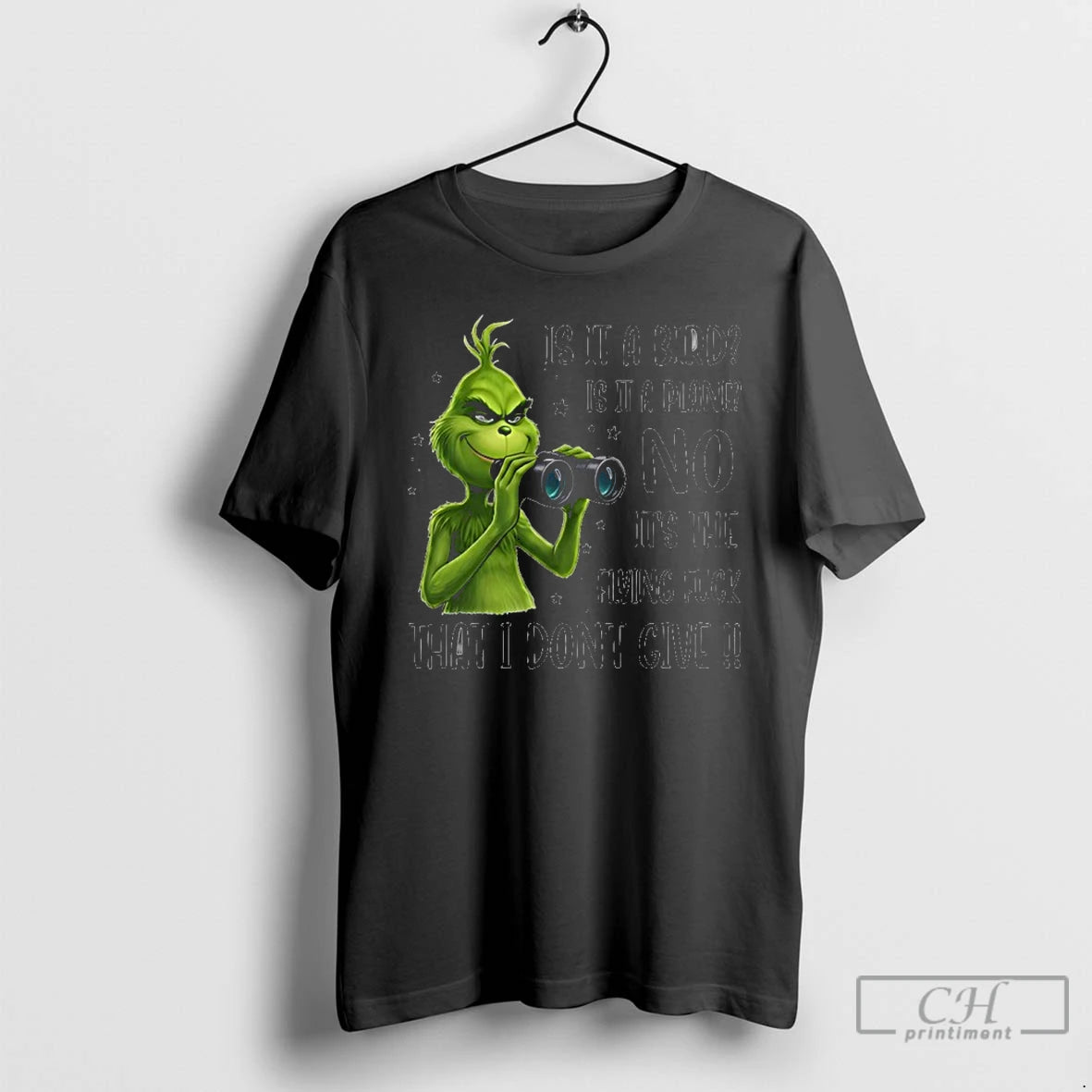 Premium Grinch Is It A Bird Is It A Plane No Its The Flying Fuck T-Shirts, Hoodie, Sweatshirt | PodTeesHub.com