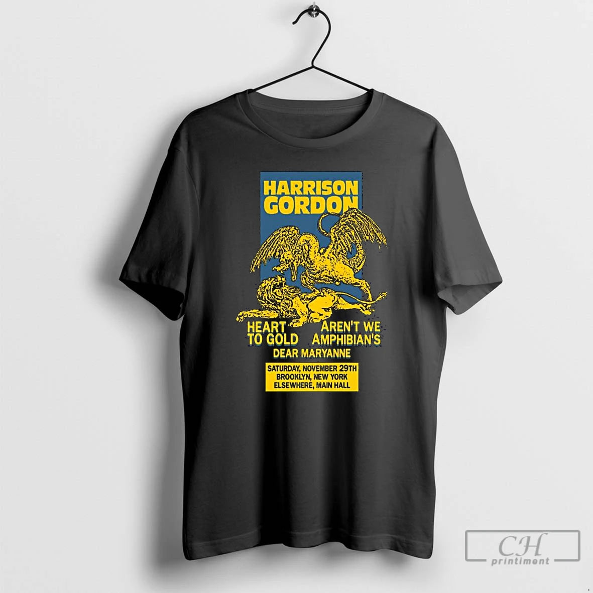 Premium Harrison Gordon Elsewhere Brooklyn Ny Nov 29 2025 T-Shirts, Hoodie, Sweatshirt | PodTeesHub.com