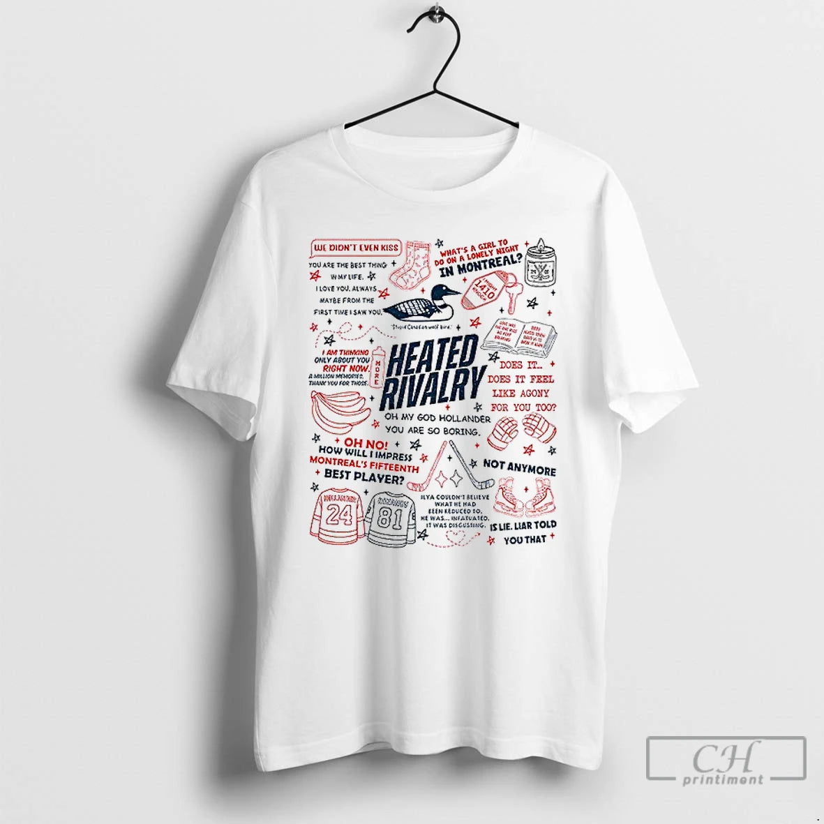 Premium Hockey Romance Couple Graphic Ilya Rozanov Shane Hollander Inspired T-Shirts, Hoodie, Sweatshirt | PodTeesHub.com