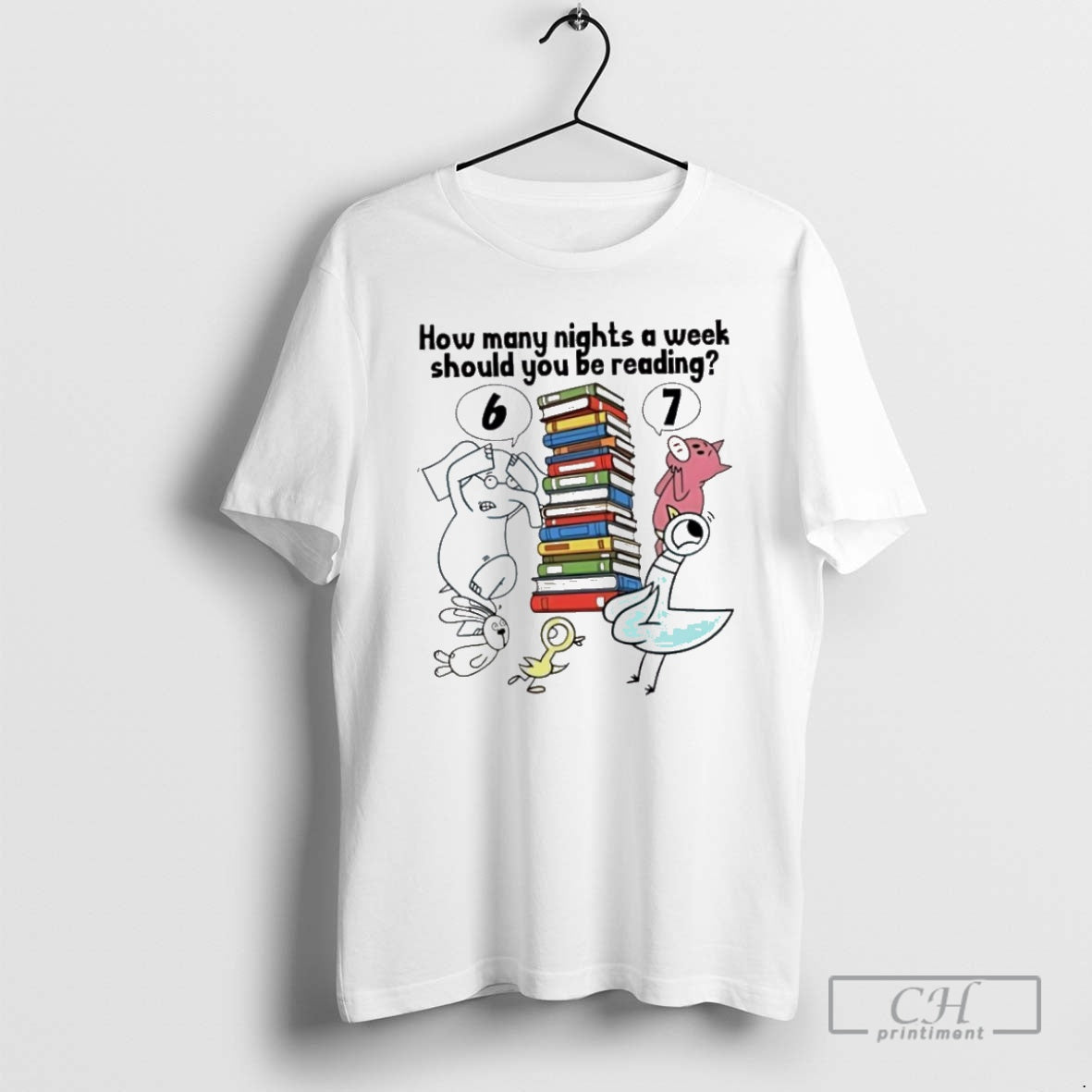 Premium How Many Nights A Week Should You Be Reading 6 7 Animal Shirt Sweater Hoodie, Sweatshirt | PodTeesHub.com