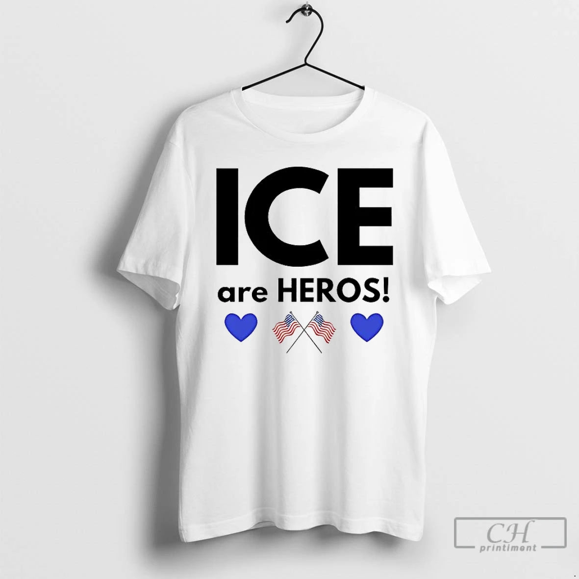Premium Ice Are Heroes Us Flag T-Shirts, Hoodie, Sweatshirt | PodTeesHub.com