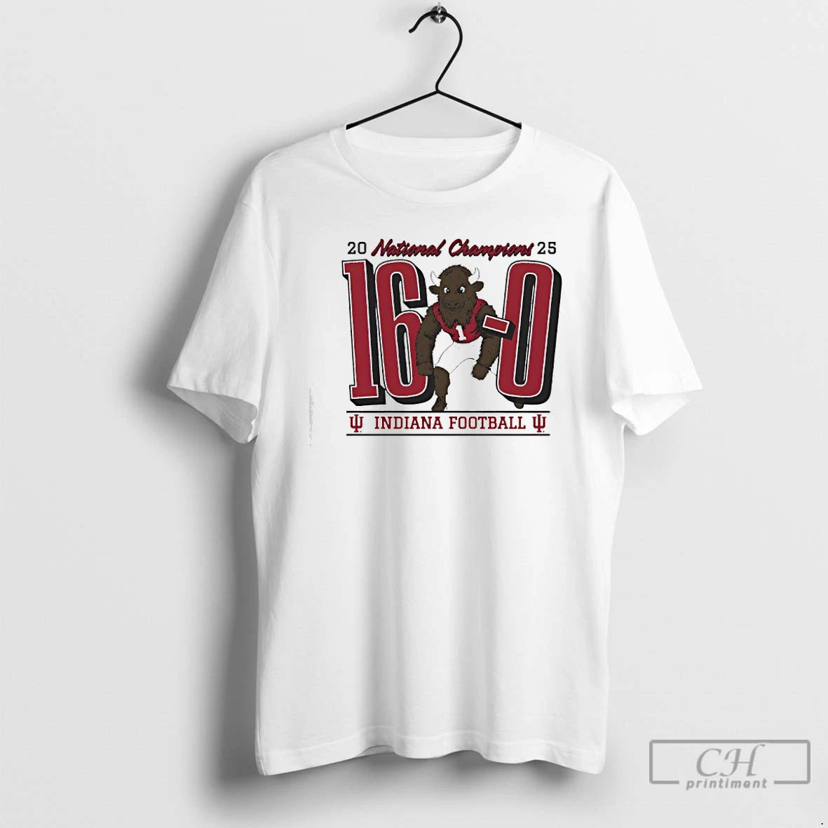 Premium Iu 16 0 National Champions Bison T-Shirts, Hoodie, Sweatshirt | PodTeesHub.com