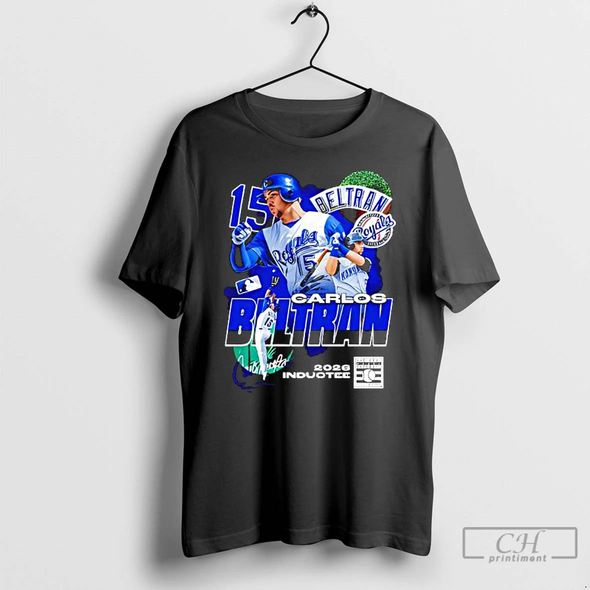 Premium Kansas City Royals Carlos Beltran 2026 Hall Of Fame T-Shirts, Hoodie, Sweatshirt | PodTeesHub.com