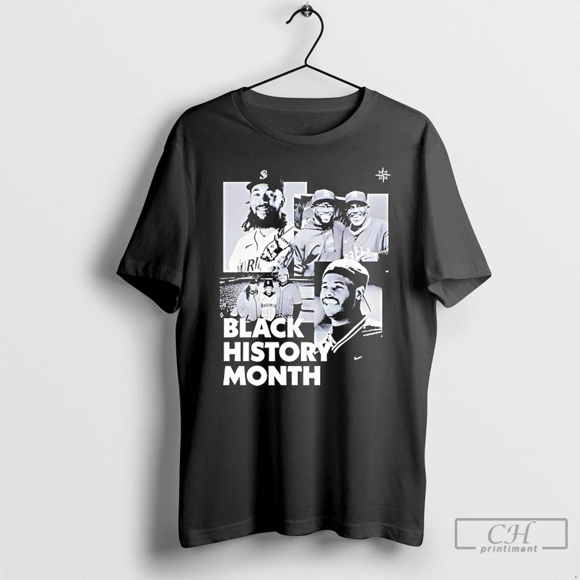 Premium Ken Griffey Seattle Mariners Black History Month T-Shirts, Hoodie, Sweatshirt | PodTeesHub.com