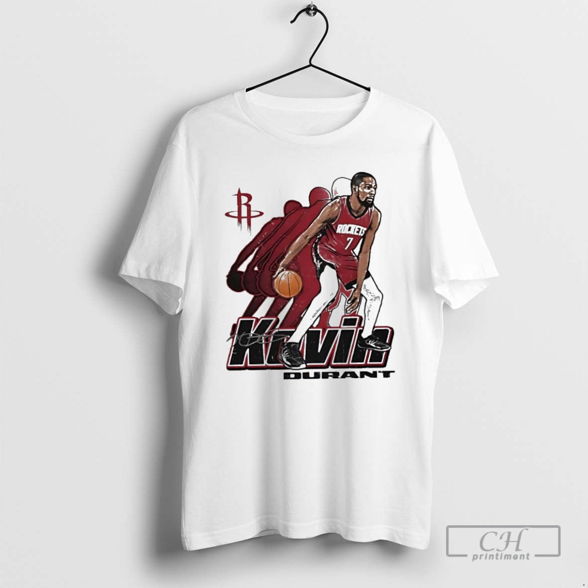 Premium Kevin Durant Houston Rockets Signature 7 Retro Vibe Graphic Shirt Sweater Hoodie, Sweatshirt | PodTeesHub.com