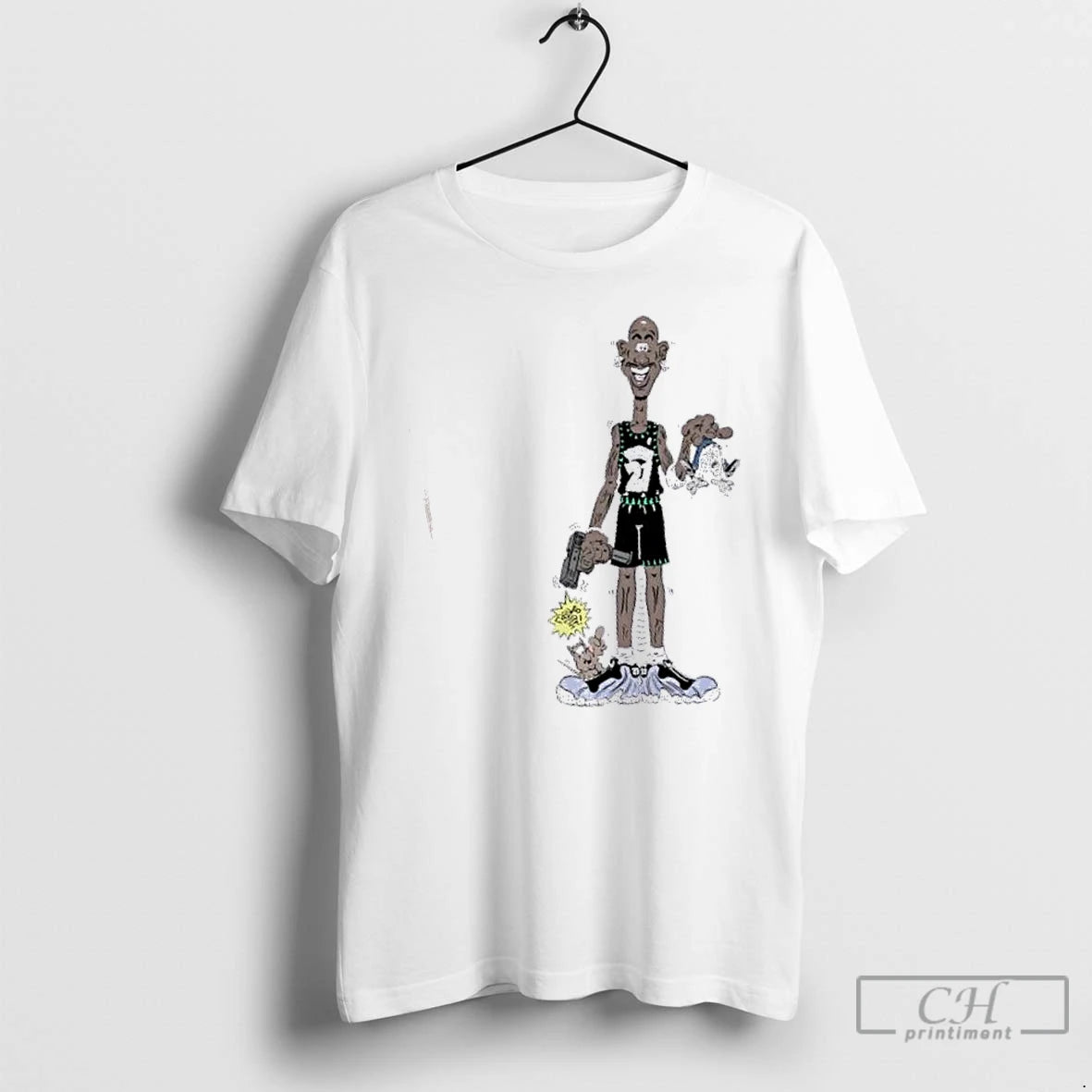 Premium Kevin Garnett Minnesota Timberwolves Caricature T-Shirts, Hoodie, Sweatshirt | PodTeesHub.com