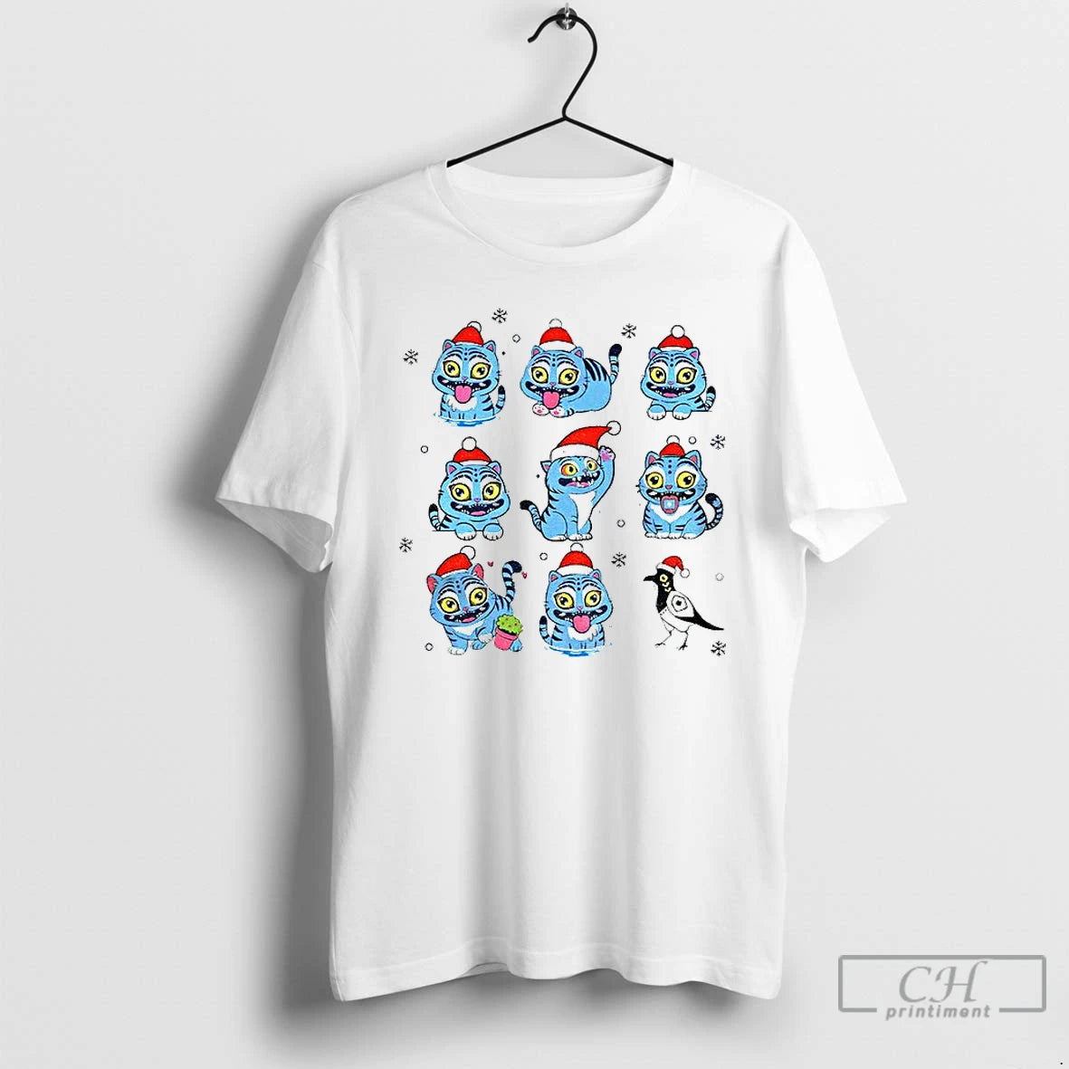 Premium Kpop Demon Hunters Tiger Christmas T-Shirts, Hoodie, Sweatshirt | PodTeesHub.com