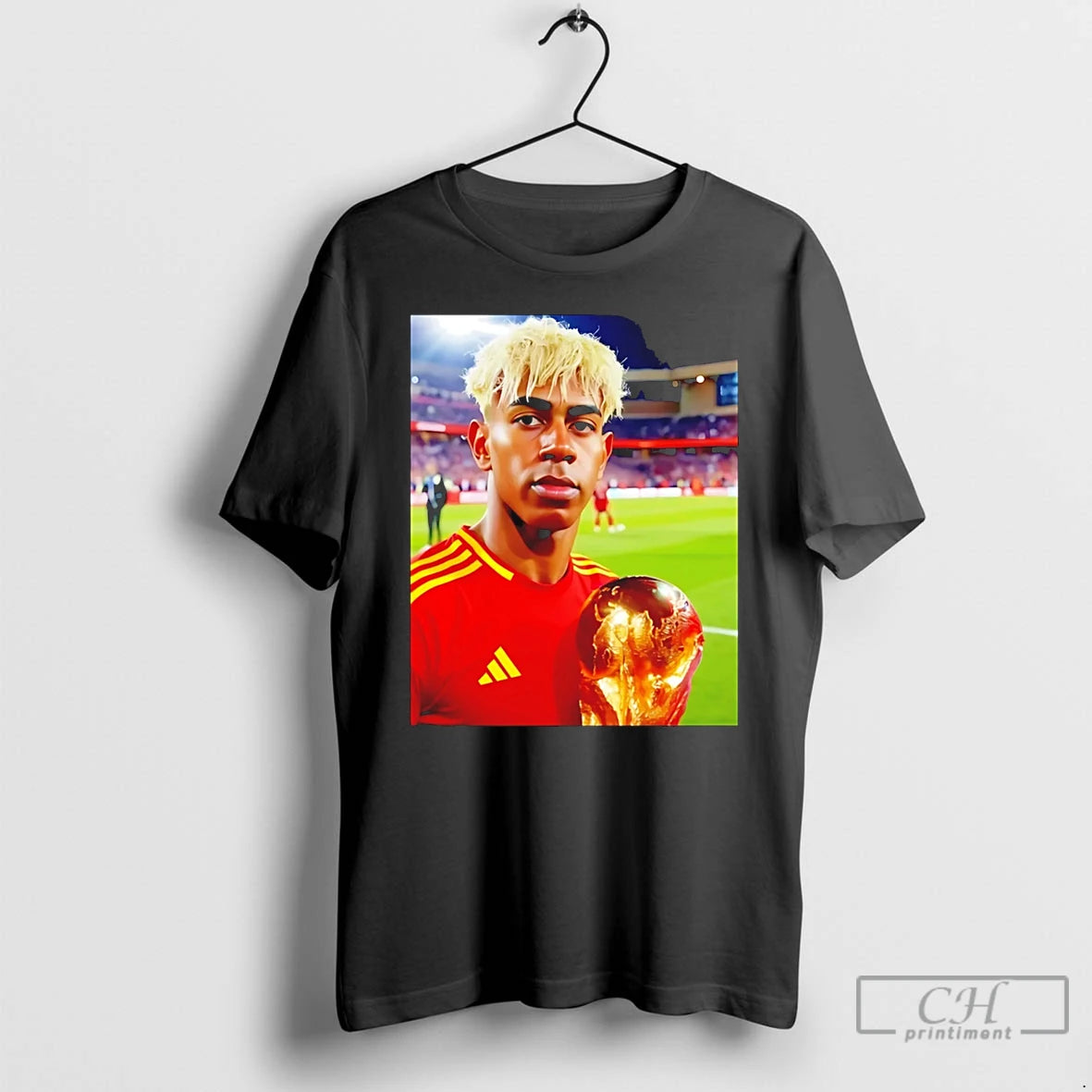Premium Lamine Yamal Barcelona Trophy T-Shirts, Hoodie, Sweatshirt | PodTeesHub.com