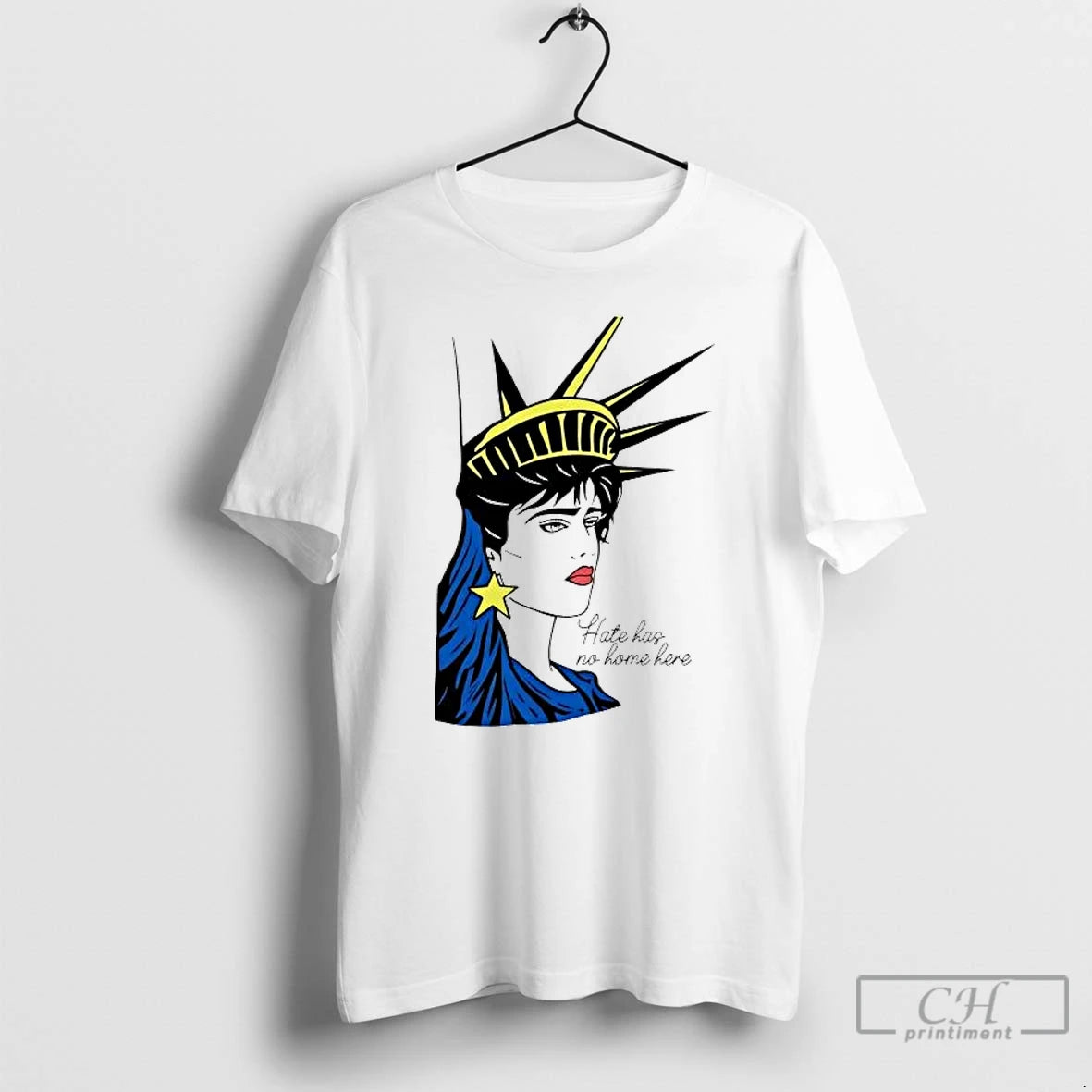 Premium Liberty Hate Has No Home Here Tee Hoodie, Sweatshirt | PodTeesHub.com