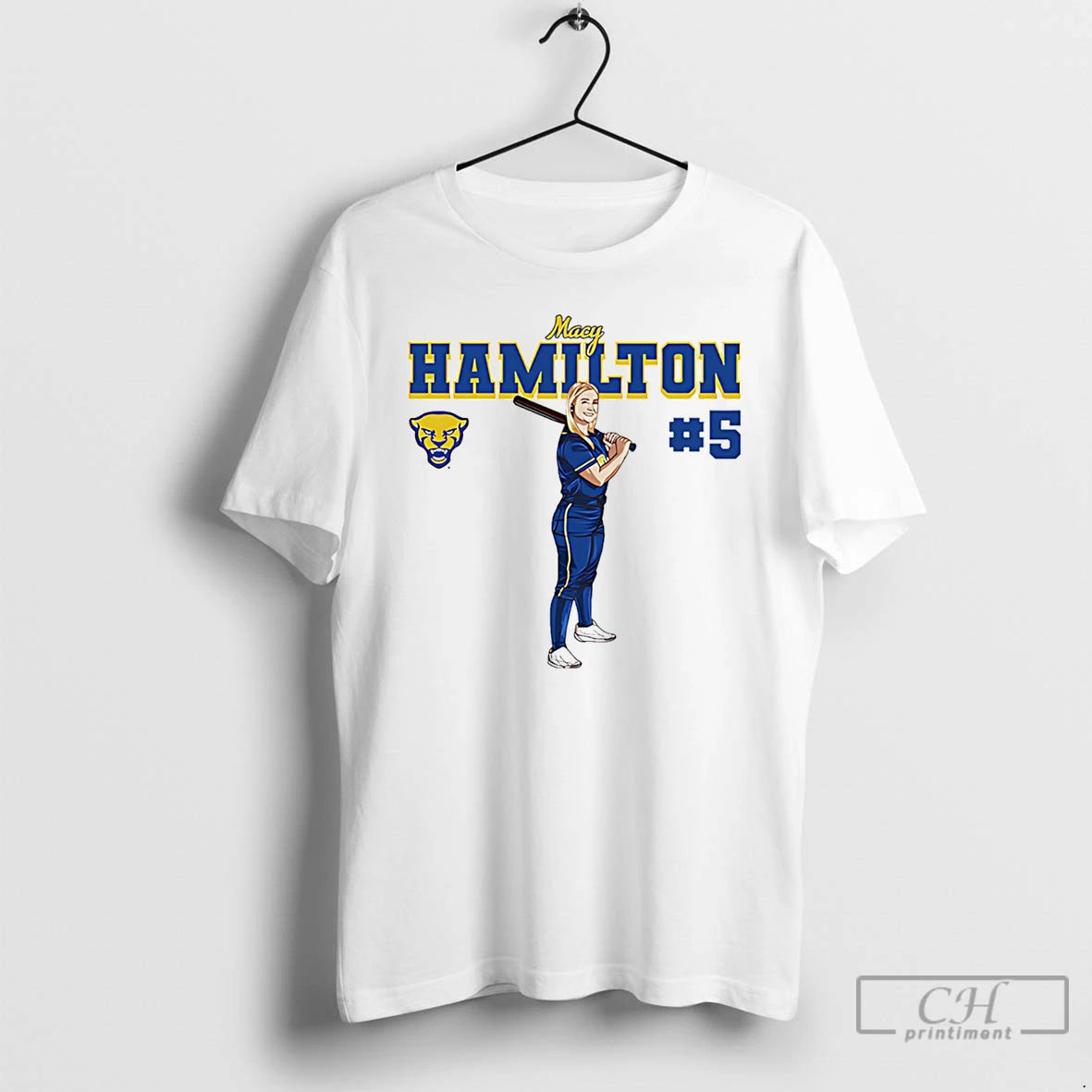 Premium Macy Hamilton Pittsburgh Softball Ncaa Legends Caricature T-Shirts, Hoodie, Sweatshirt | PodTeesHub.com